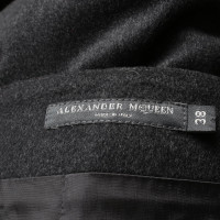 Alexander McQueen Jupe en Cachemire en Gris