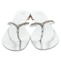 Giuseppe Zanotti Silver colored sandals