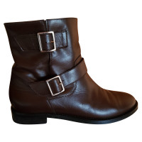 Max Mara Ankle boots Leather in Brown