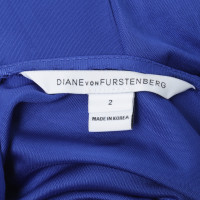 Diane Von Furstenberg Abito in jersey blu royal
