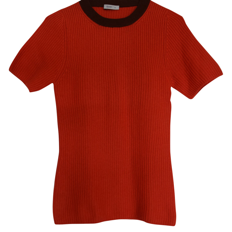 Prada Short-sleeved knit sweater