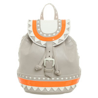 Sophia Webster  Rucksack aus Leder in Grau