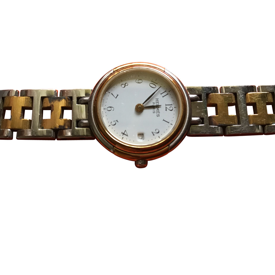 Hermès Armbanduhr aus Baumwolle