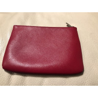 Furla Täschchen/Portemonnaie aus Leder in Rot