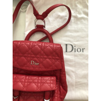 Christian Dior Stardust Bag Medium Leer in Rood