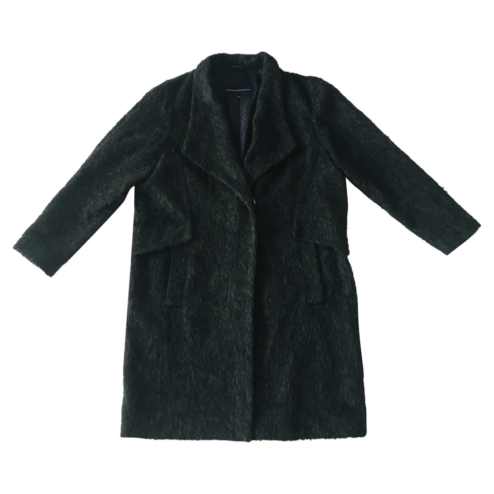 French Connection Veste/Manteau en Laine en Olive