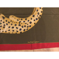 Cartier Schal/Tuch aus Seide in Khaki