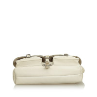 Salvatore Ferragamo Sac à dos en Cuir en Blanc