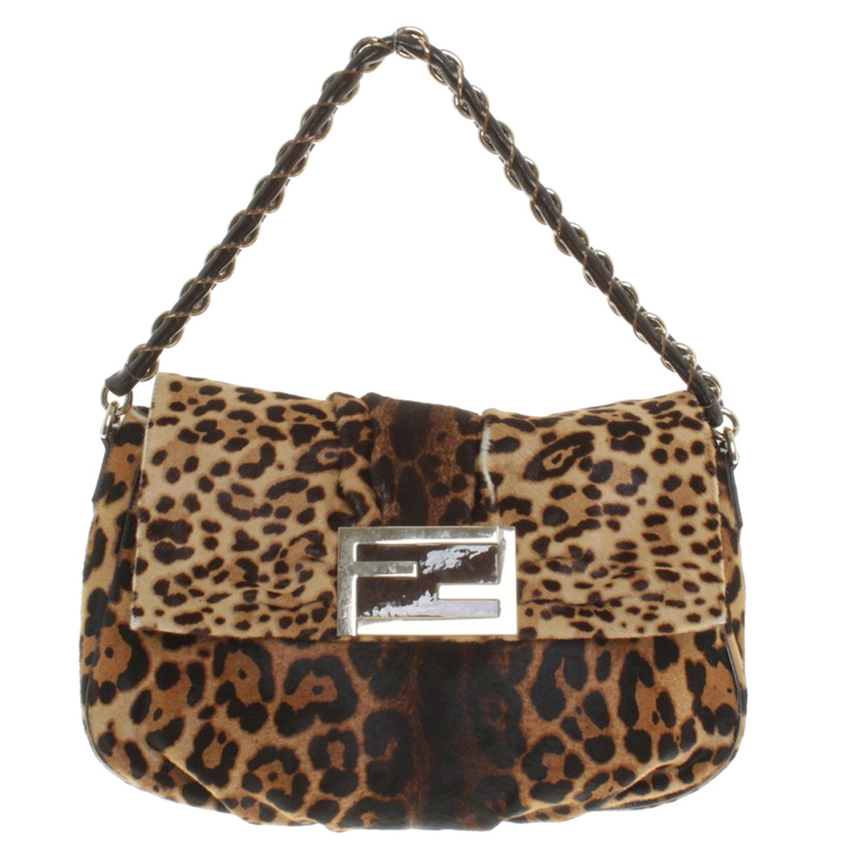 Fendi Shoulder bag with leopard pattern
