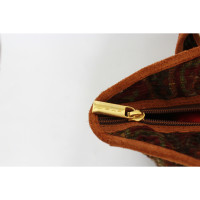Etro Handtasche aus Baumwolle in Braun
