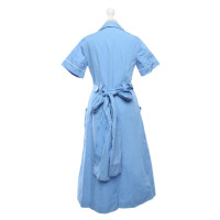 Miu Miu Robe en Coton en Bleu