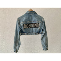Moschino Giacca/Cappotto in Denim in Blu