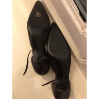 Jil Sander Pumps/Peeptoes Leer in Bordeaux