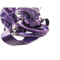 Balenciaga Shopper Leather in Violet
