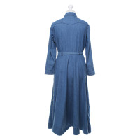 Gabriela Hearst Kleid aus Baumwolle in Blau
