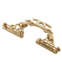 Chanel CC logo Couturier brooch with hook and eye closure