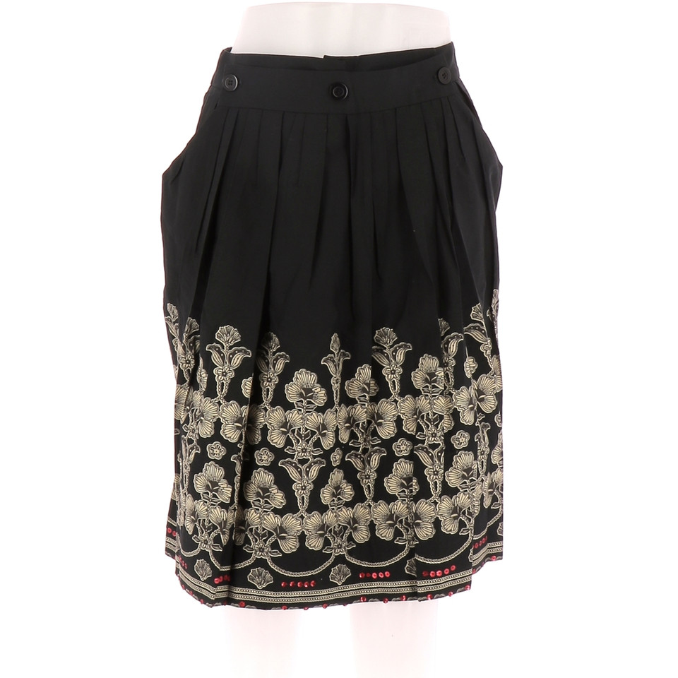 Maje Skirt Cotton in Black