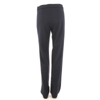 Chanel Paire de Pantalon en Viscose en Bleu