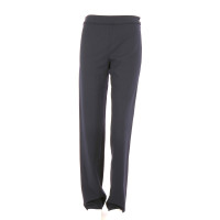 Chanel Paire de Pantalon en Viscose en Bleu