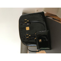 Mcm Handbag Patent leather in Black
