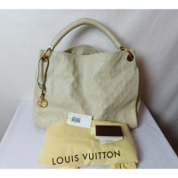Louis Vuitton Umhängetasche aus Leder in Creme