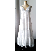 Balmain Kleid aus Seide in Weiß