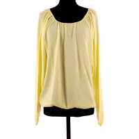 Eric Bompard Vest Cashmere in Yellow