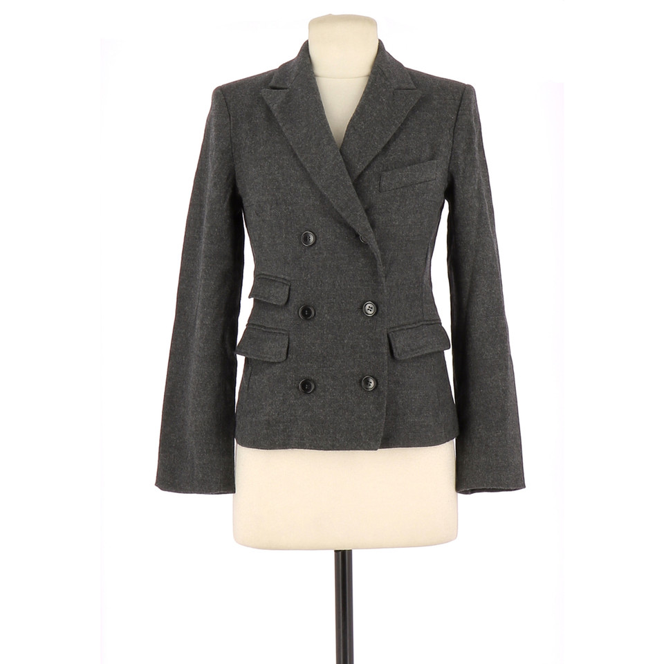 Isabel Marant Etoile Jacke/Mantel aus Wolle in Schwarz