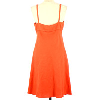 Ferre Kleid aus Leinen in Orange