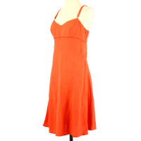 Ferre Kleid aus Leinen in Orange
