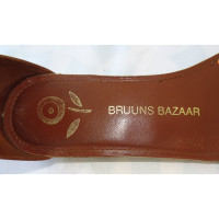 Bruuns Bazaar Sandalen Leer in Bruin
