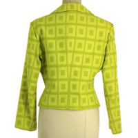 Versace Jacke/Mantel aus Baumwolle in Grün