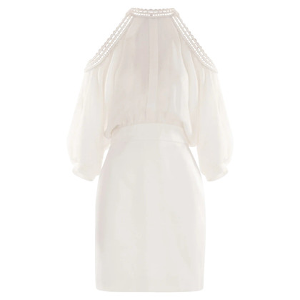 Genny Kleid aus Baumwolle in Weiß