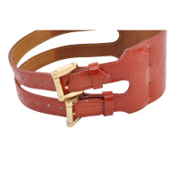 Louis Vuitton Armreif/Armband aus Lackleder in Rot