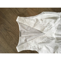 Pinko Kleid aus Baumwolle in Weiß