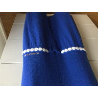 Blumarine Robe en Coton en Bleu