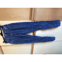 Versace Paio di Pantaloni in Cotone in Blu