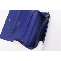 Chanel Flap Bag Lakleer in Blauw