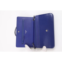 Chanel Flap Bag aus Lackleder in Blau