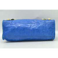 Balenciaga City bag in blue leather