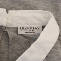 Brunello Cucinelli Strick aus Baumwolle in Grau