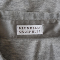 Brunello Cucinelli Tricot en Coton en Gris
