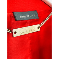 Alexander McQueen Anzug aus Wolle in Rot