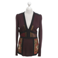 Etro top with pattern mix