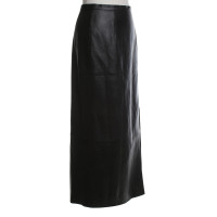 Marc Cain Leather skirt in midi length
