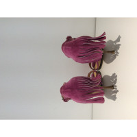 Miu Miu Sandalen aus Wildleder in Violett