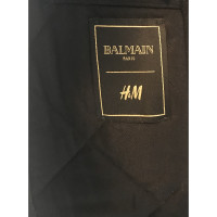 Balmain X H&M Jas/Mantel Wol in Blauw