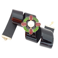 Chanel Cintura in vernice con fibbia della Croce di Malta 