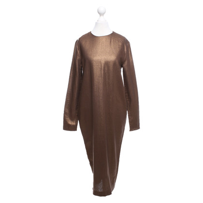 Issever Bahri Dress Linen in Brown