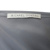 2 Two Michael Sontag - robe en soie bleu